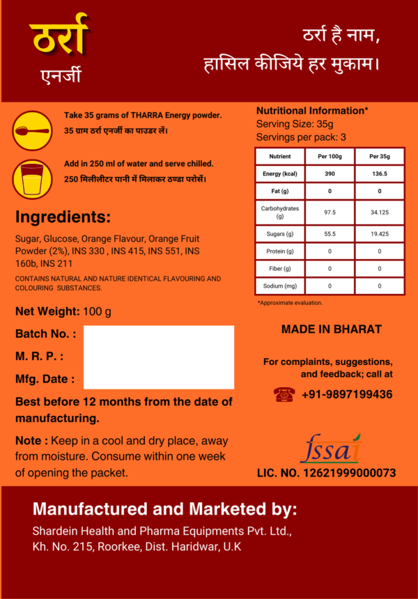 Tharra Orange Energy